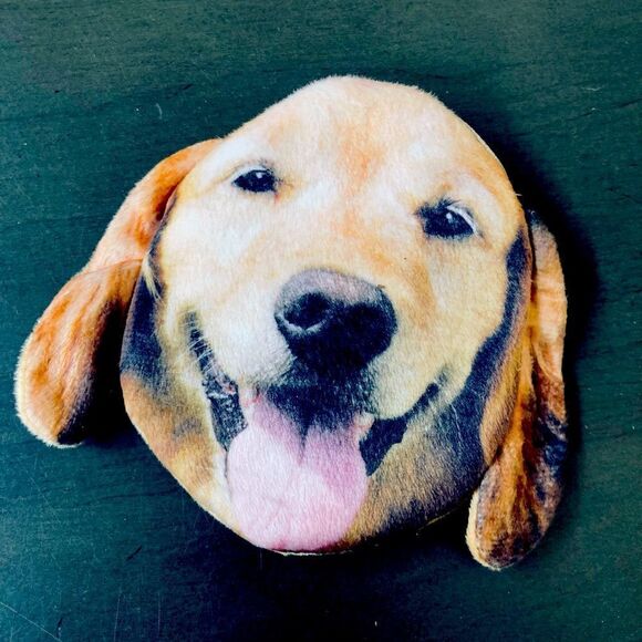 New Yellow Lab Dog Zipper Pouch Coin Purse - Picture 1 of 3